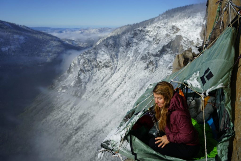Hazel Findlay on Porter Ledge