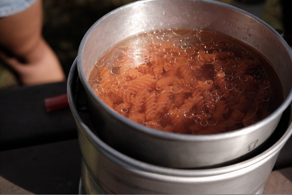 creamy recipe lentil pasta camping recipe