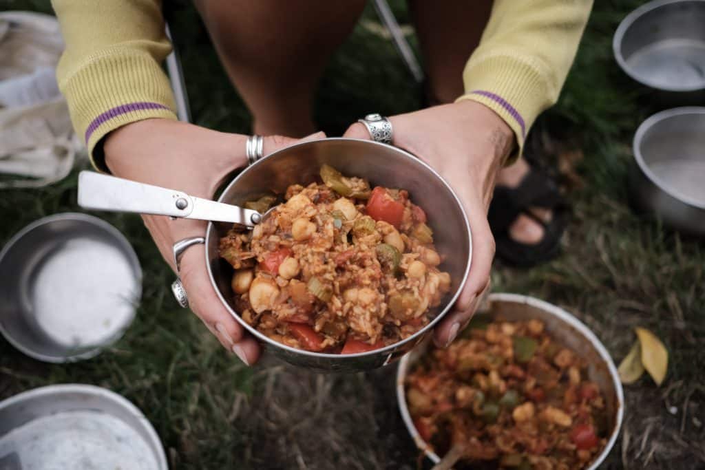 Vegan Campfire Jambalaya