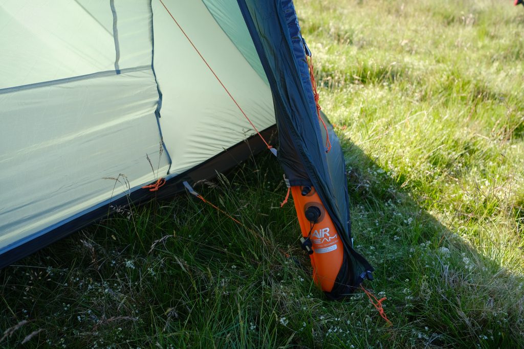 Vango airbeam camping tent