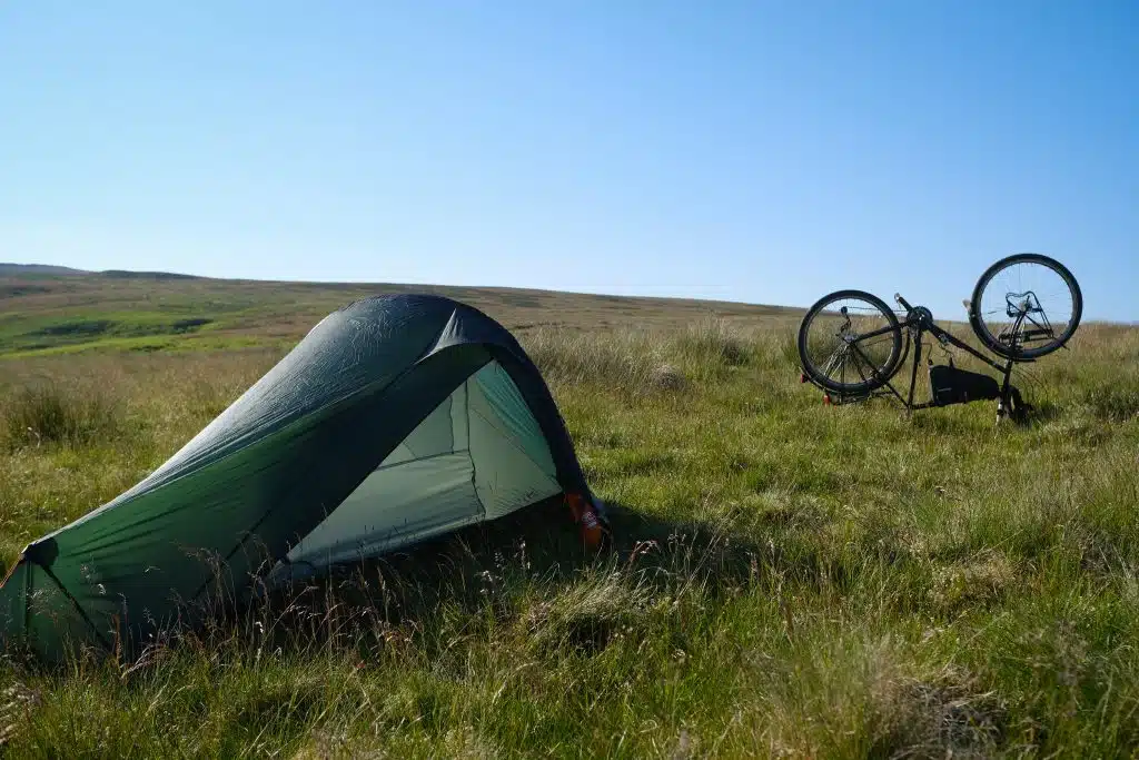 Vango f10 - 1-man bike touring tent