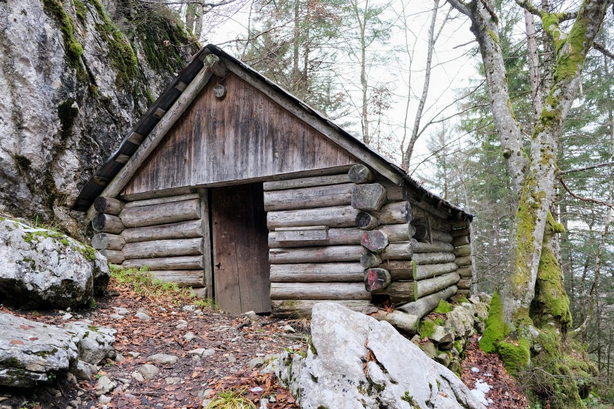 Mountain hut in France