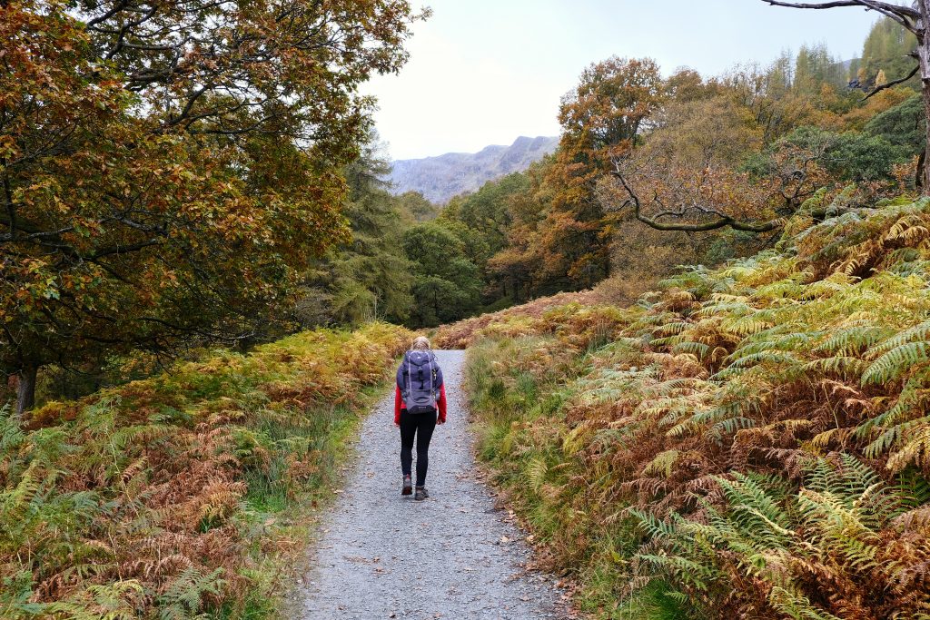 Girl Hiking in the Lake District