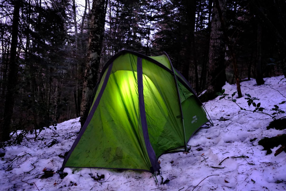 Wild camping in France