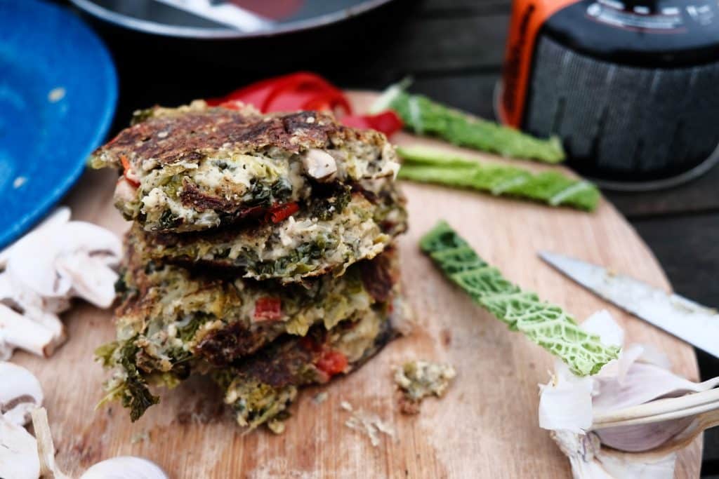 Chickpea flour omelette