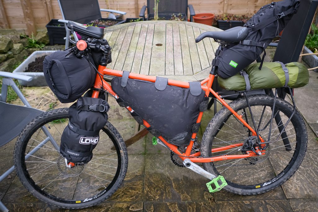 Bikepacking setup