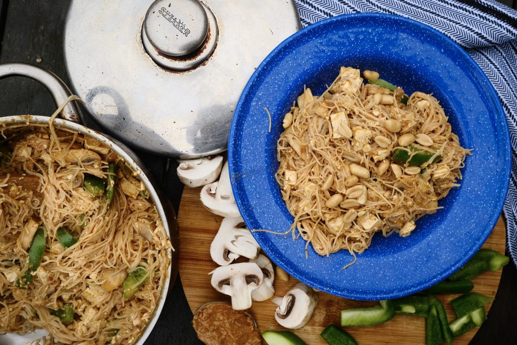 peanut camp stove noodles