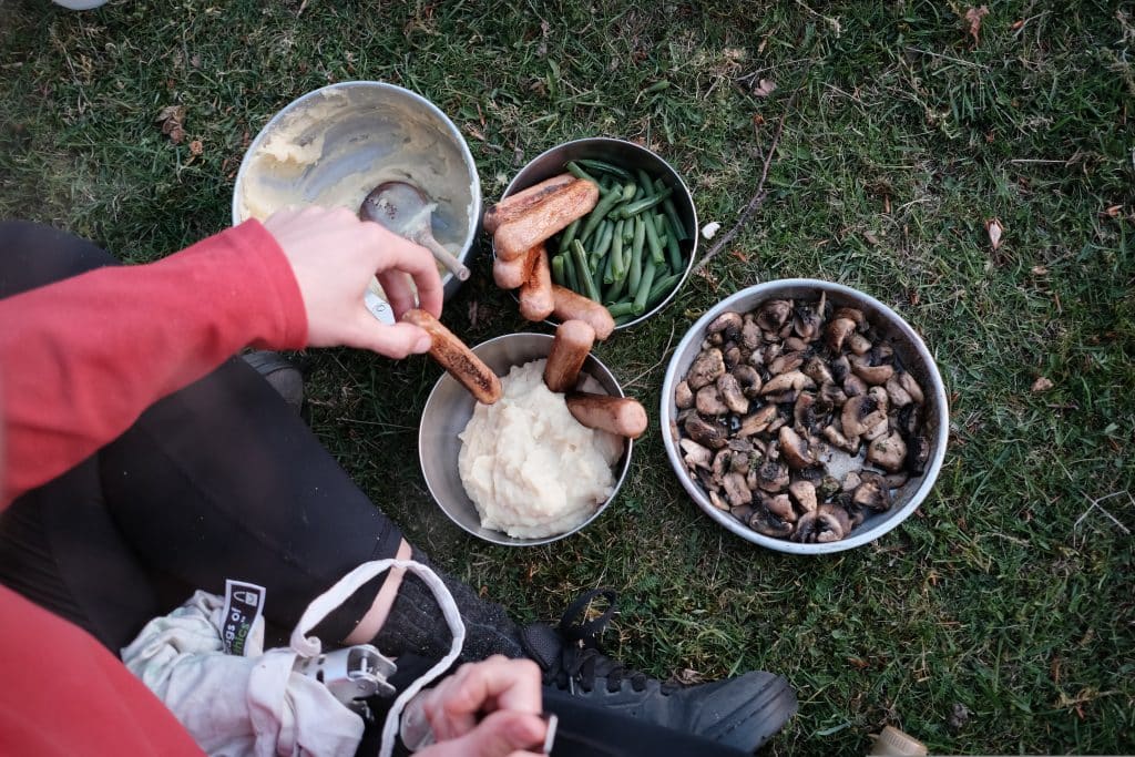 vegan camping food list