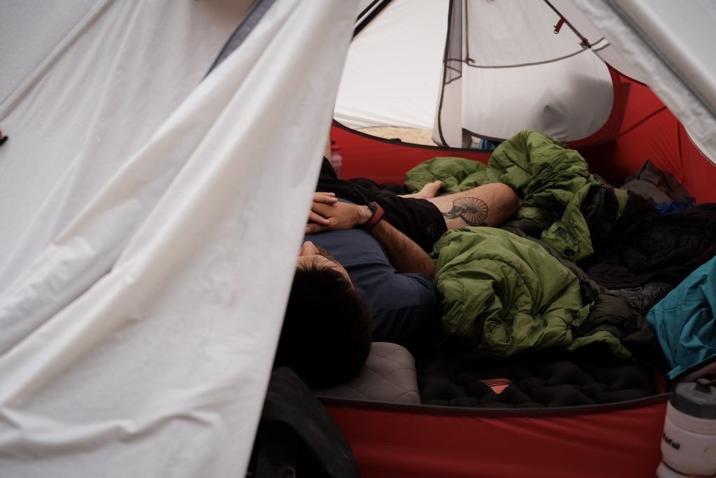 down free synthetic vegan sleeping bag