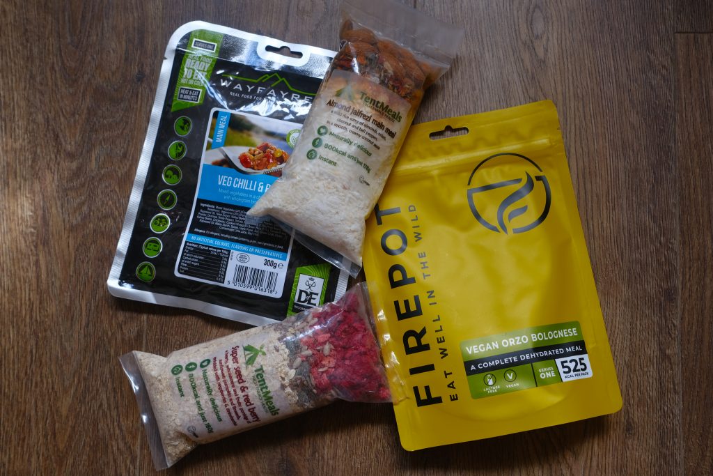 vegan dehydrated backpacking food