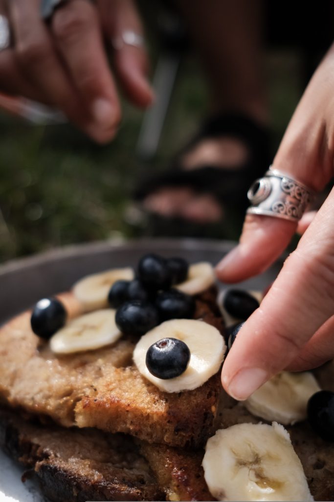 banana and coconut french toast