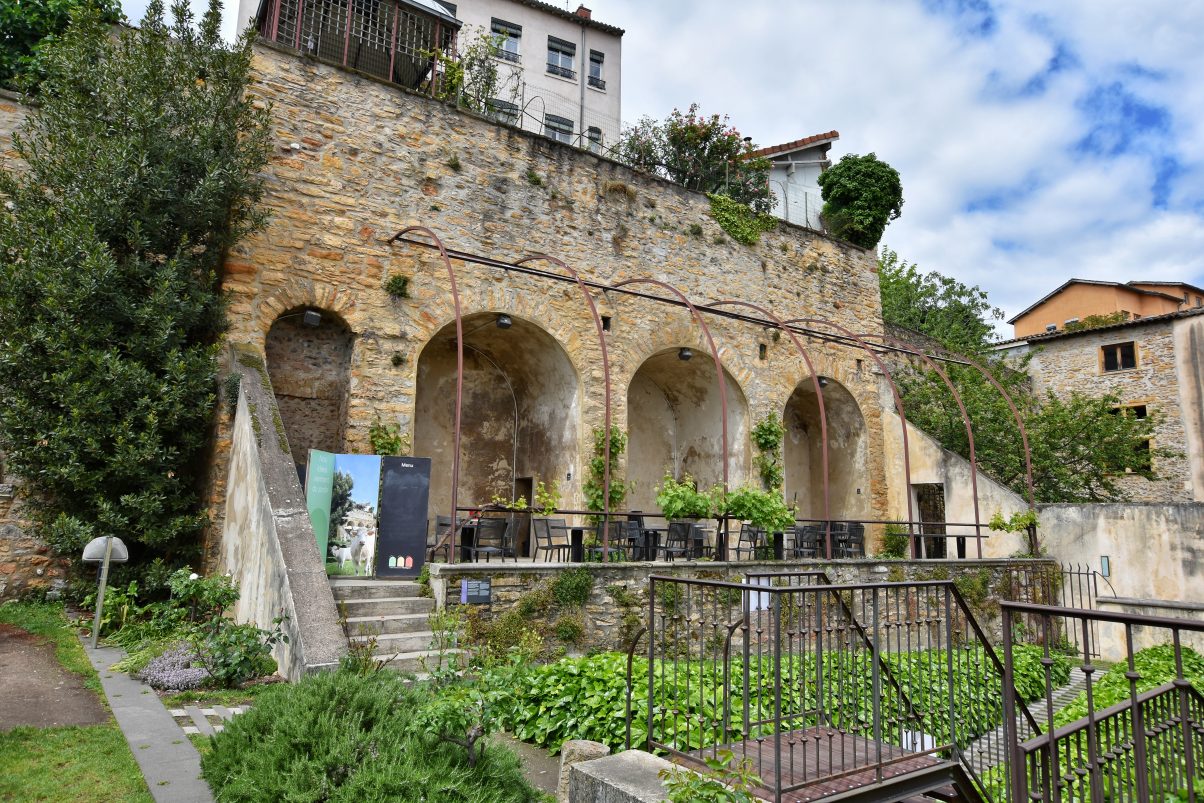 The free rooftop garden at Musées Gadagne