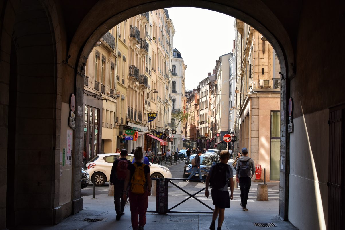 Street view in Lyon