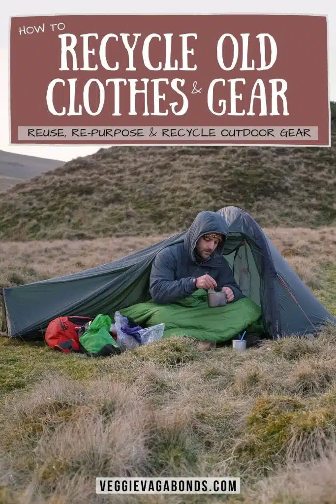 How To Recycle Old Clothes And Outdoor Gear Pin