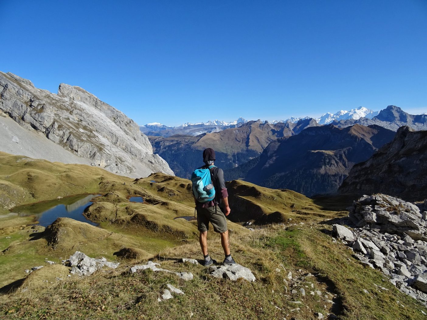 Man at Lac de Peyre