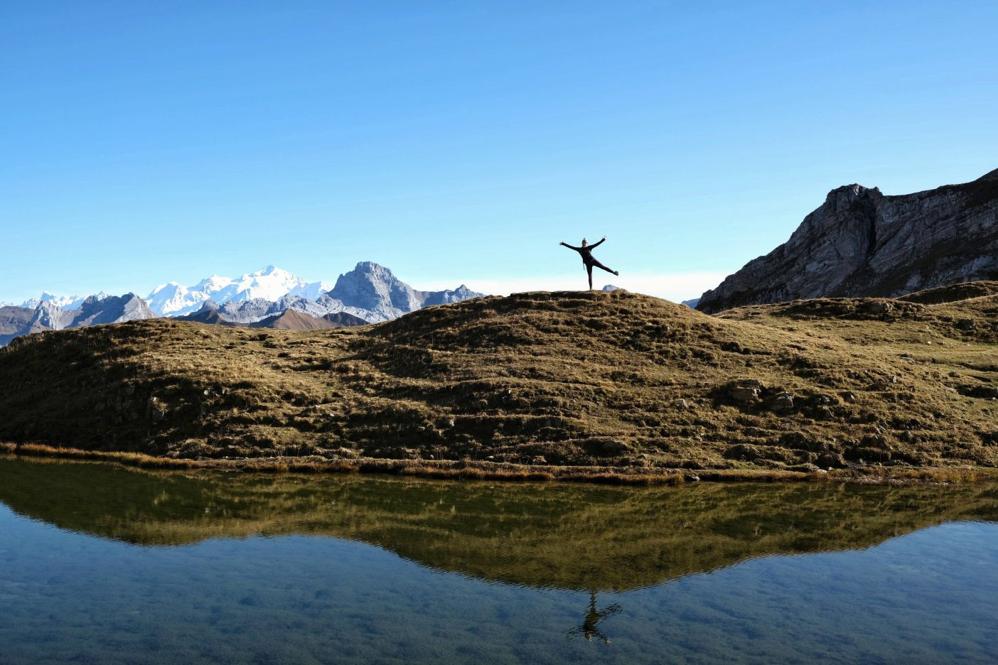 Girl at Lac de Peyre