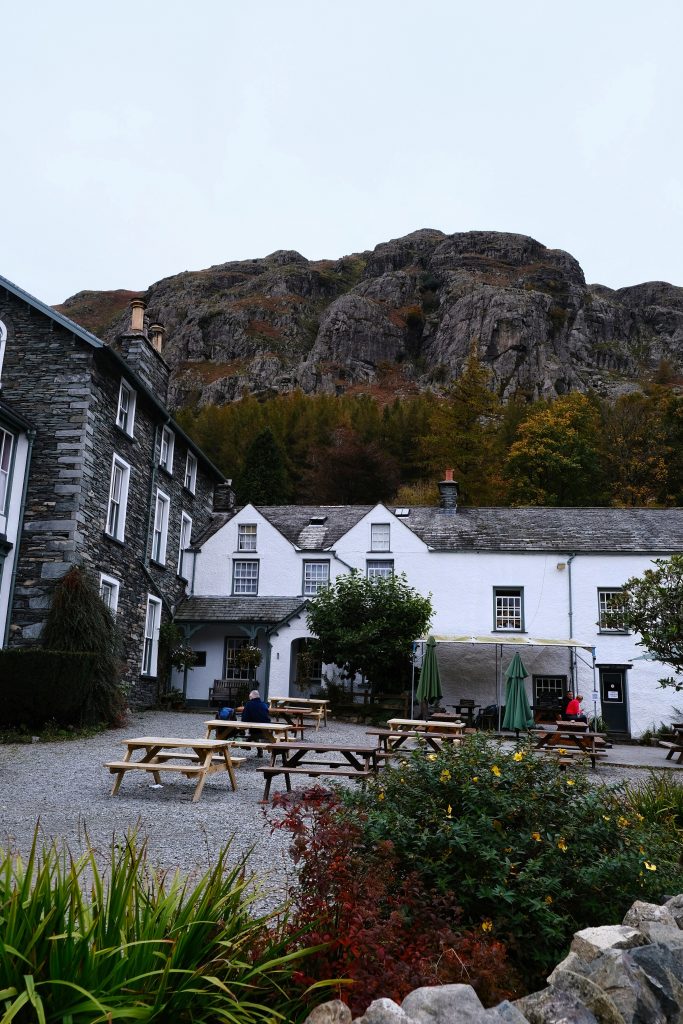 Dungeon Ghyll pub in the Lake District 