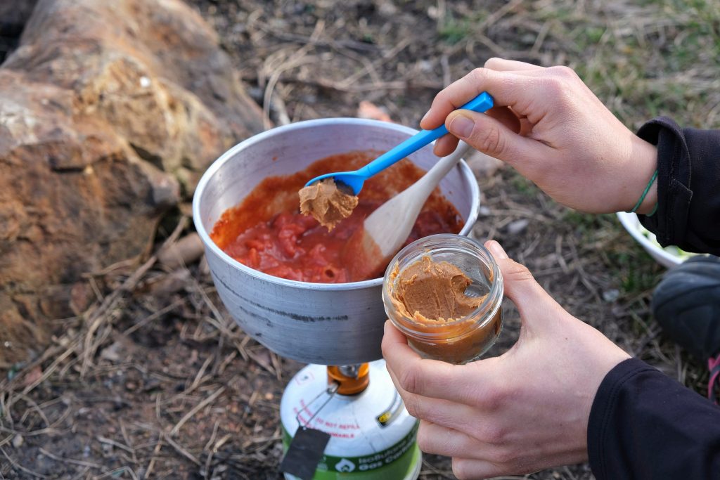 Zero waste camping cooking
