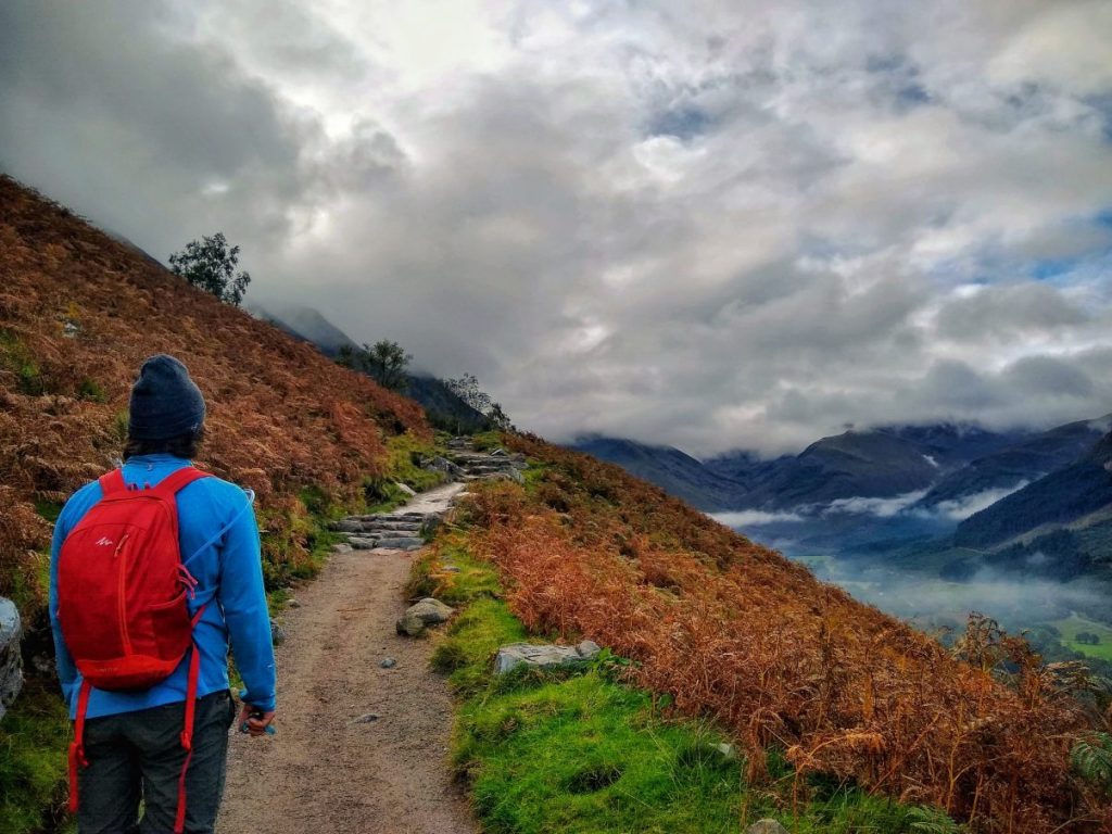 Ben Nevis walk route