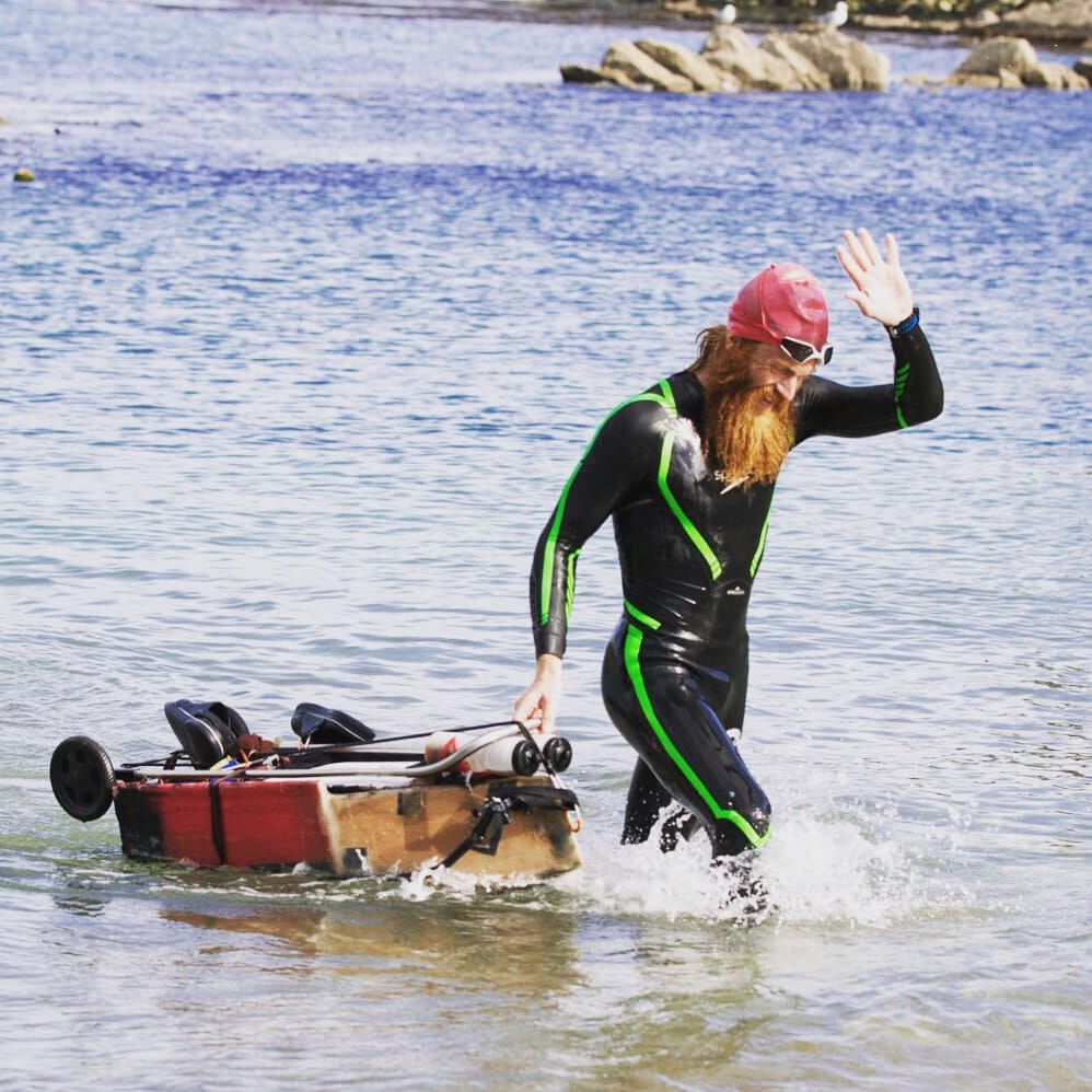 Sean Conway Swimming length of Britain