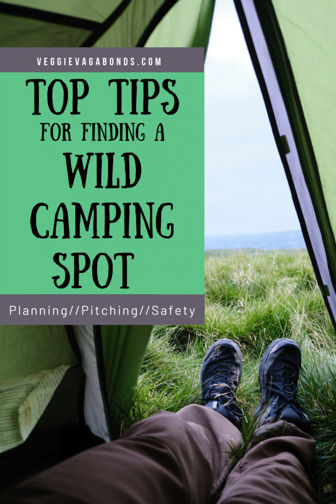 Wild camping spot pin