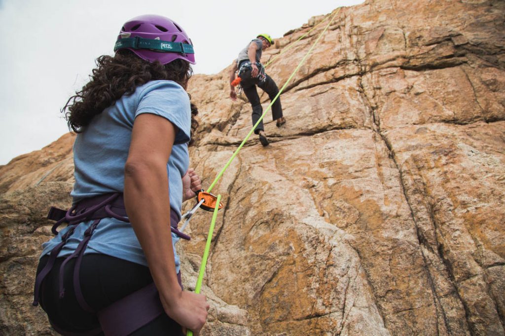 Rope climbing training course