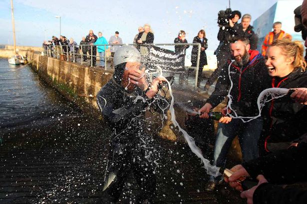 Sean Conway Swimming Length of Britain