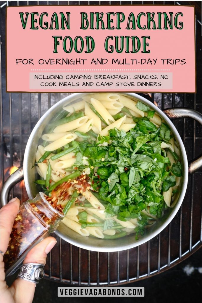 Vegan bikepacking food