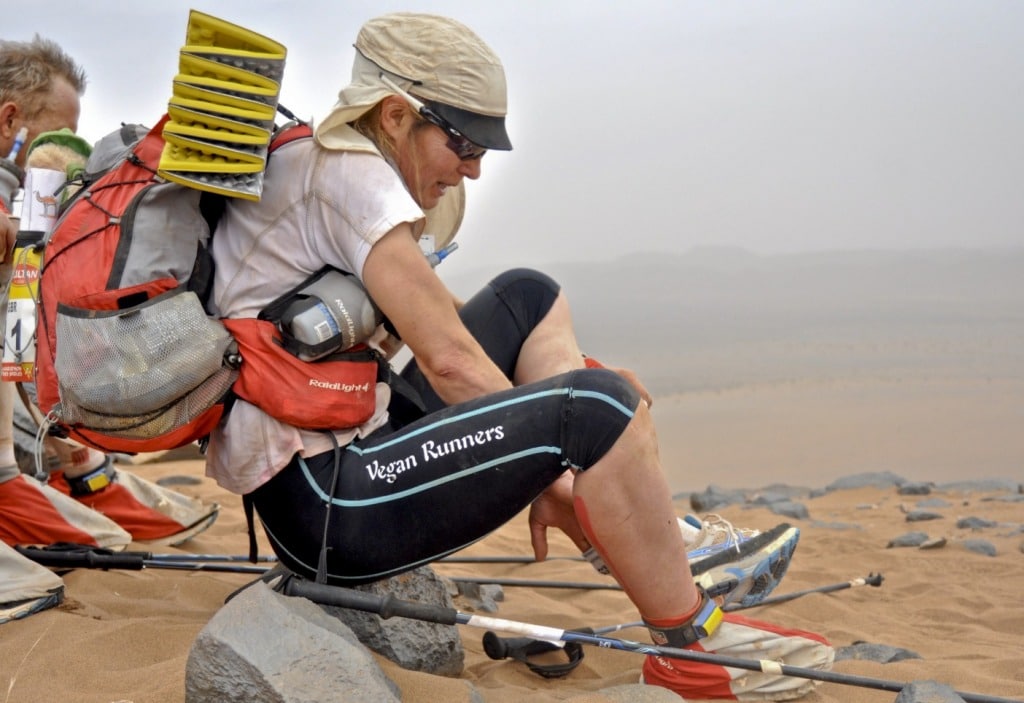 Vegan runner Fiona Oakes